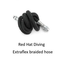 scuba Red hat diving braided
