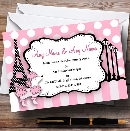 Pink poodle paris wedding - poodle,