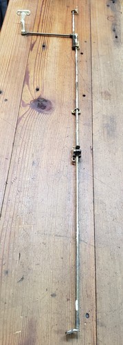 Vintage brass transom window - vintage,