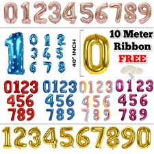40" Giant Foil Number Self