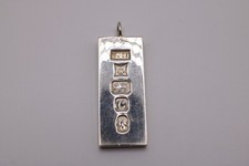 Silver ingot Birmingham 1977