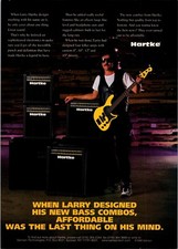 1999 • HARTKE Bass Amp print ad •  Vintage 1990s ADV-59