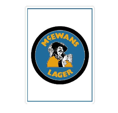 Mcewans lager beer - x,