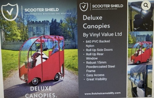 Scooter canopy for frontier - canopy, a