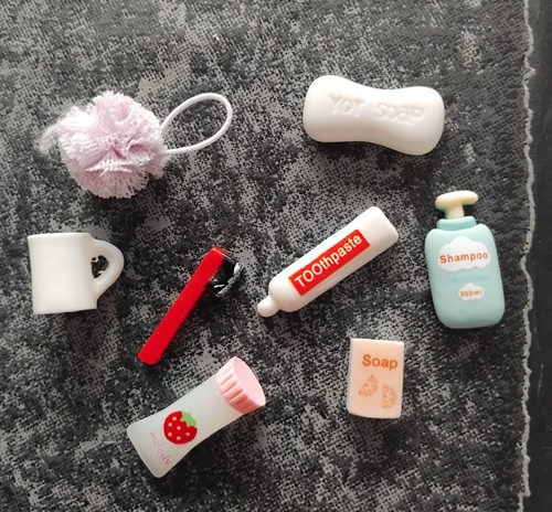 Dolls house bathroom accessory - house,