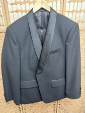 Vintage Custom Made 2 piece Black Tie Dinner Suit From Hong Kong