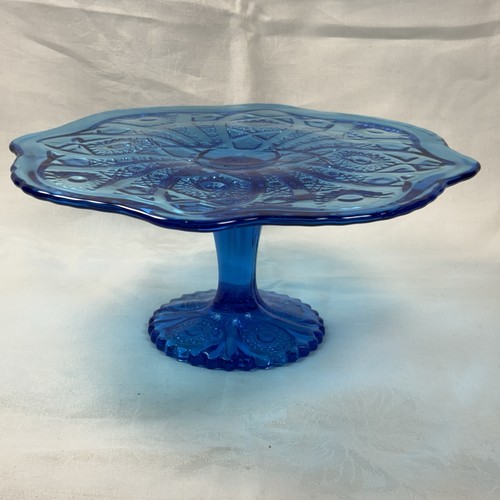 Imperial glass blue - imperial, pedestal