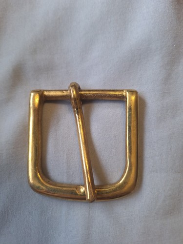 45mm solid brass square - square, belt