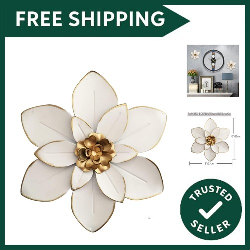 Metal flower wall art - flower, decor