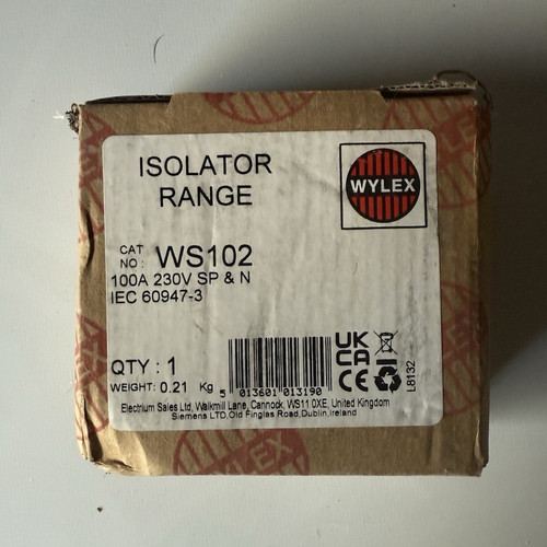 Wylex ws102 isolator switch - wylex,