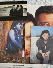 U2 Memorabilia Collection Joblot Circa 1989 Bono Joshua Tree Postcard
