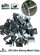 250 Large Wire Mesh Clips -
