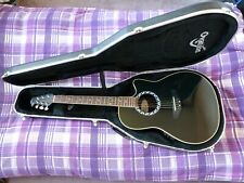 Ovation Applause AE28 electro acoustic guitar with matching flight case