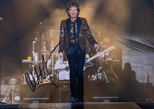 Mick Jagger Hand Signed