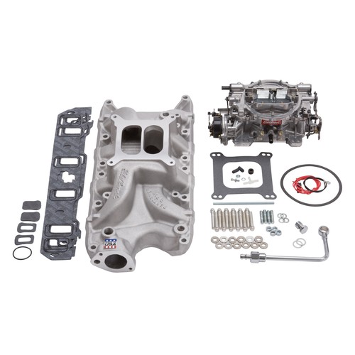 Edelbrock single quad - single-quad, manifold