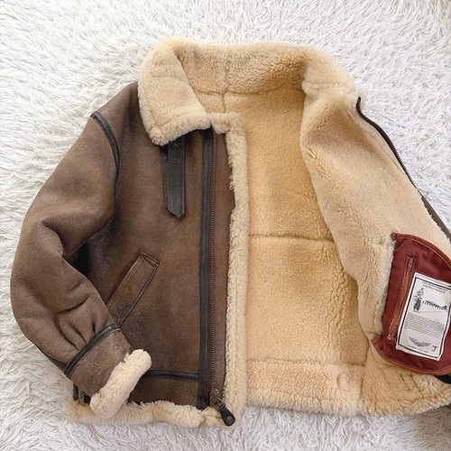 Avirex flight jacket shearling - avirex,