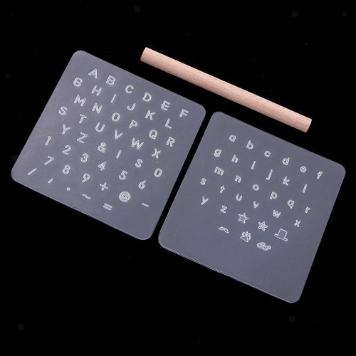 Leather stamp alphabet - stamp,