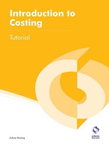 Introduction costing - to,