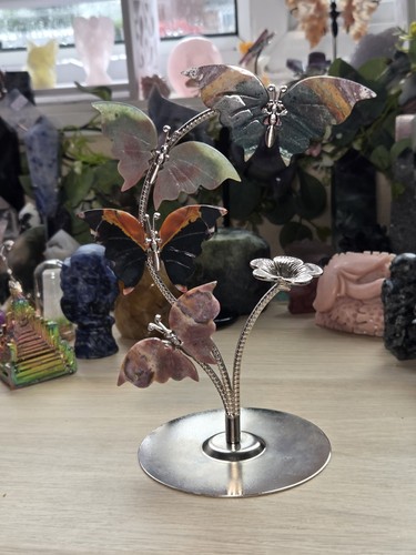 Ocean jasper crystal butterfly - ocean,