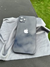 Used Apple iPhone 12 in Black - 64GB model. Was used on EE network, but unlocked