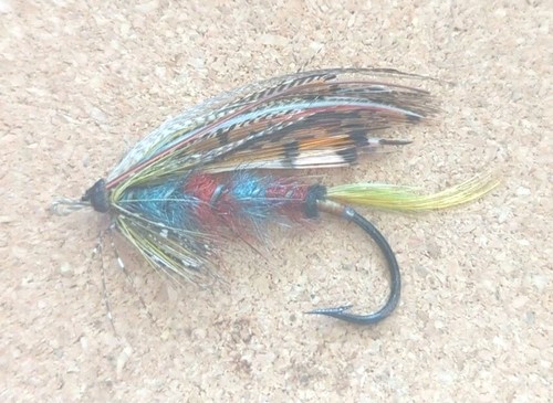 Vintage gut eyed salmon - vintage, fly,