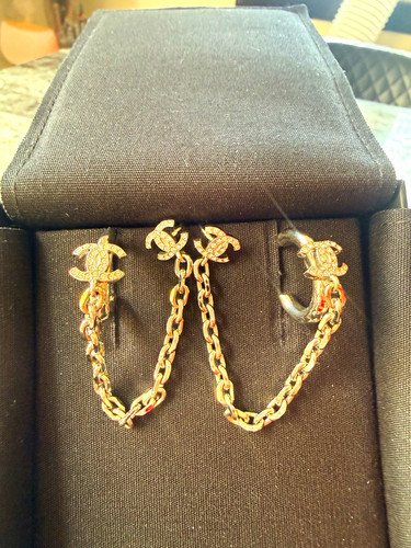 Chanel logo dangle drop - logo, dangle/drop