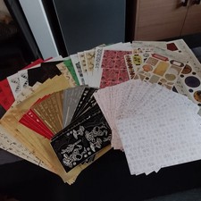 Oriental Themed Card, Backing Papers, Peel Offs And Toppers