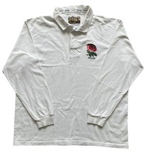 Cotton Traders England Rugby Shirt XXL Vintage Long Sleeve Embroidered Rare