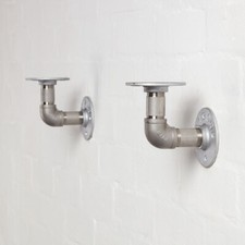 Industrial Pipe Shelf Brackets
