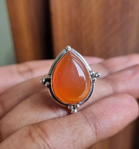 Carnelian gemstone 925 - gemstone,