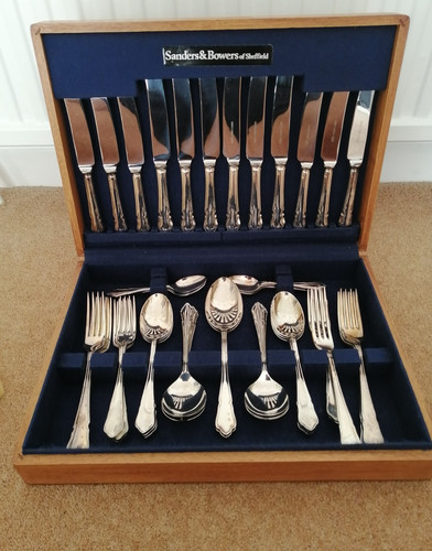 Vtg piece silver plated - 42,