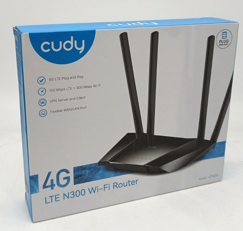 Cudy n300 wifi unlocked - wifi, 4g