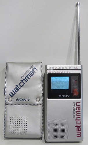 Sony watchman tv fm - watchman, b/w