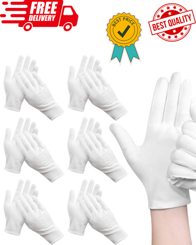 Cotton gloves pairs soft - gloves,