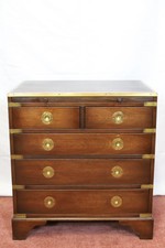 Lovely mahogany and brass - mahogany,