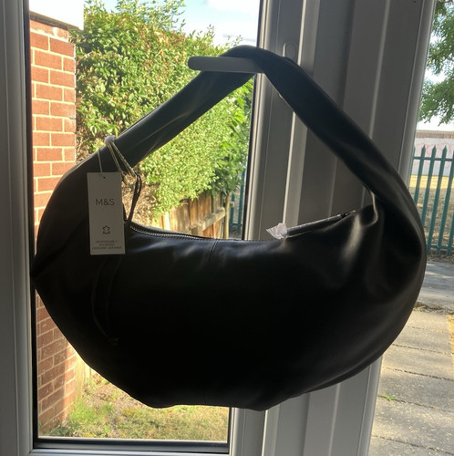 Brown genuine leather - m&s,