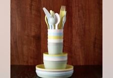 New IKEA Kalas Kids Baby Multicolour Plastic Plates,bowls,cups,cutlery Pack of 6