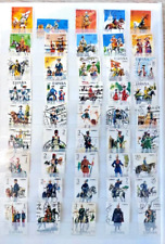 Spanish Stamps 1973 - 1978 Military Uniforms  All  9 Sets In Good Used Condition