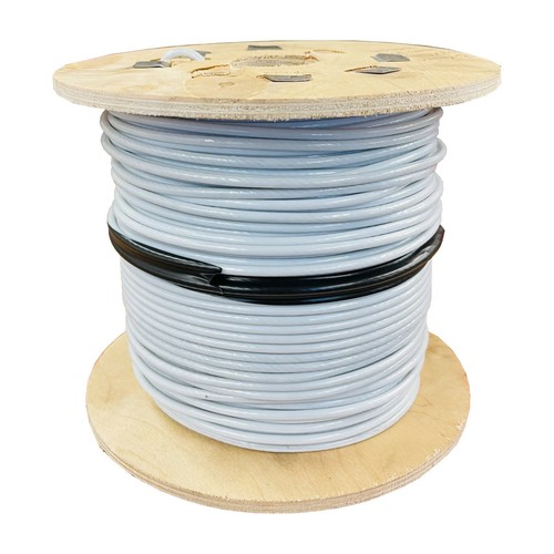 Galvanised wire rope - rope, white