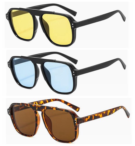 Men women retro square - square, uv