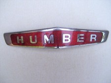 Classic Car  Humber Hawk Bonnet/ Grille Badge Useable Condition