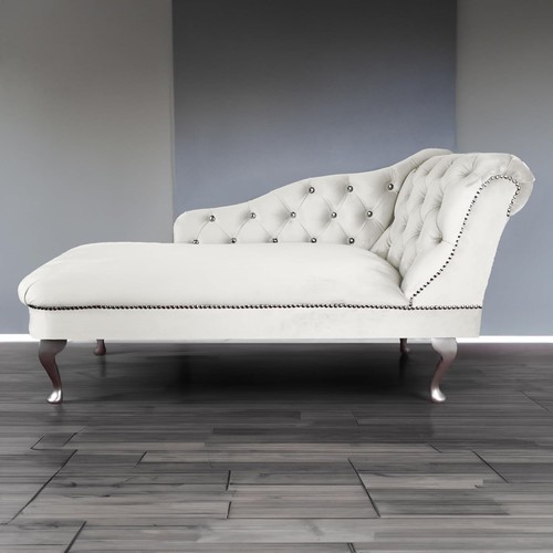 Velvet chaise lounge - chaise, sofa