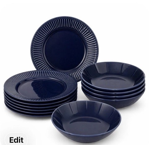 Ikea strimmig cobalt navy blue - ikea,