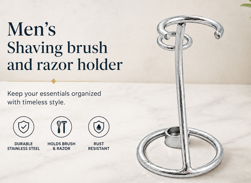 Dual safety razor brush - safety,