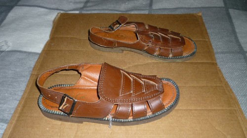 Jen brown leather fishermans - jen,