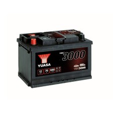 YUASA Car Battery 12V 76Ah 680A B3 T1 Starter SMF Replacement For TVR Tuscan 4.0