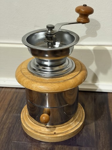 Vintage manual coffee grinder - vintage,