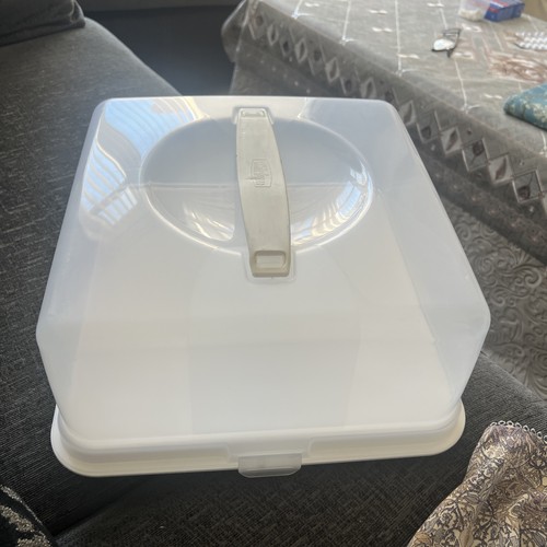 Plastic cake box - cake,