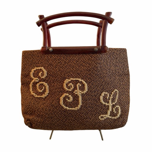 Vintage brown woven - vintage,