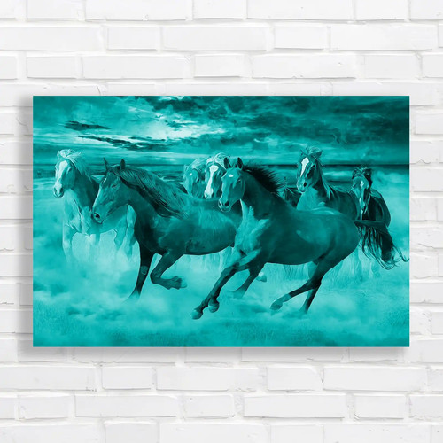 Realistic herd horses - of,